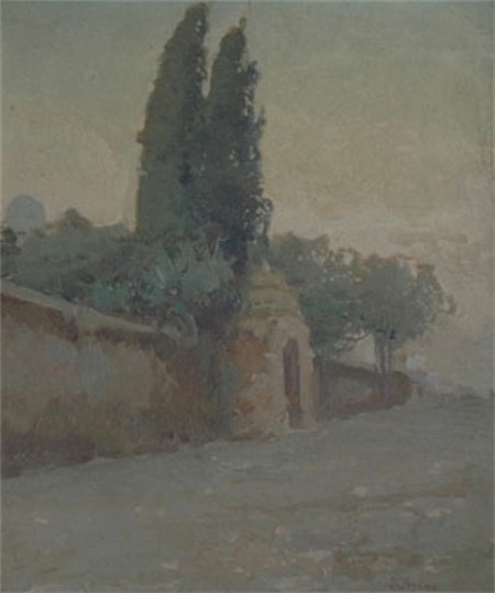 Image - Ivan Trush: Cypresses.